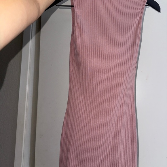 2/$15 SHEIN Ribbed Casual Pink Dress - Picture 4 of 4